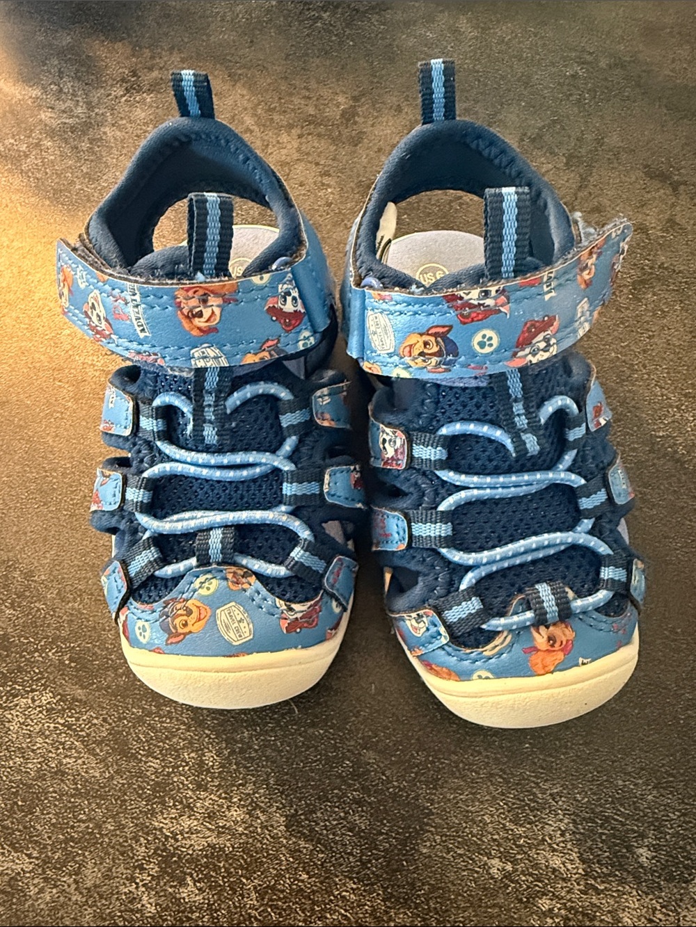 Paw Patrol Blue Kids Character Sport sandals size 6